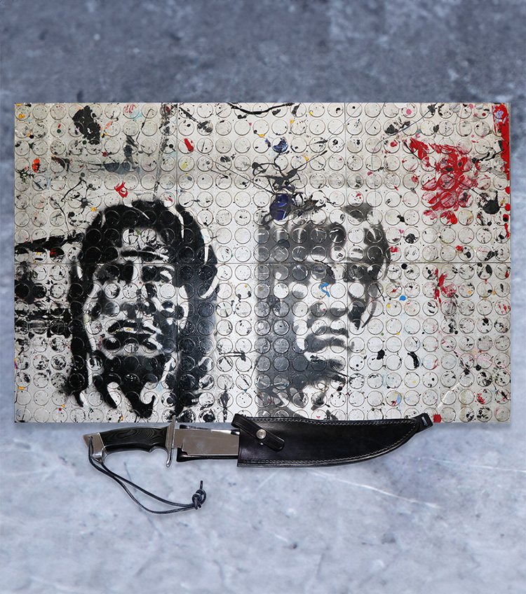 Rambo Legacy Set with Stallone self-portrait and Arizona Bowie prototype